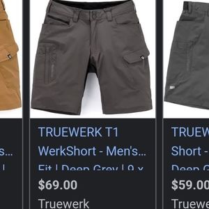 Grey -TrueWerk shorts